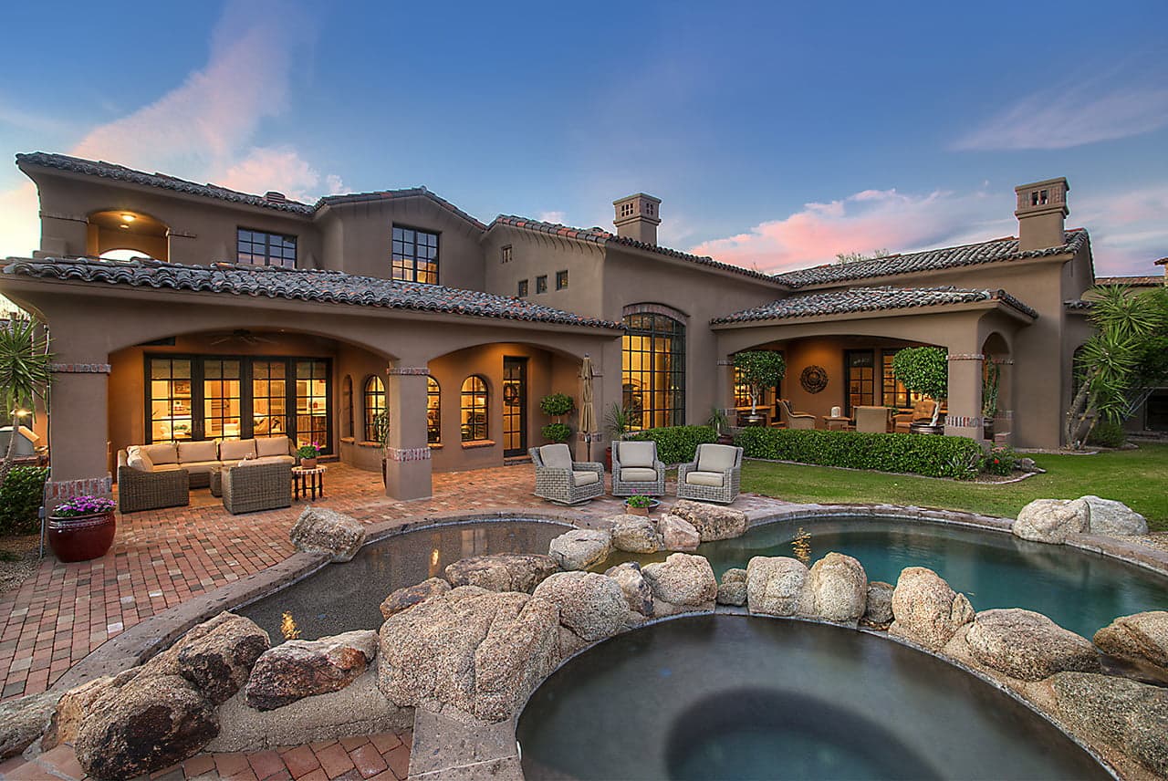 A single-story Arizona home managed by Skidmore Realty